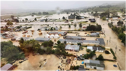 Damage from Cyclone Gabrielle